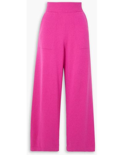 Clements Ribeiro Coco Cashmere Wide-leg Trousers - Pink