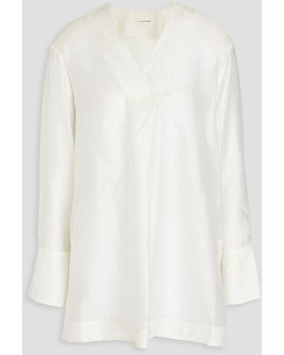 By Malene Birger Okeniah bluse aus voile aus einer lyocellmischung - Weiß