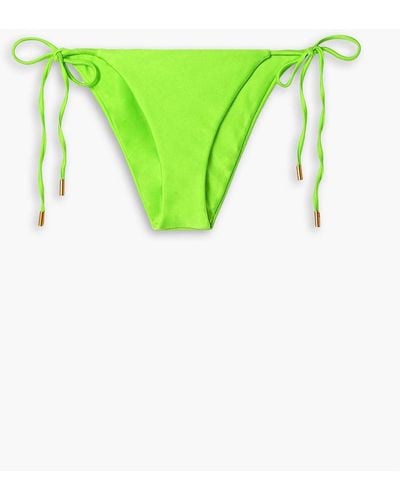 Cult Gaia Allie Low-rise Bikini Briefs - Green