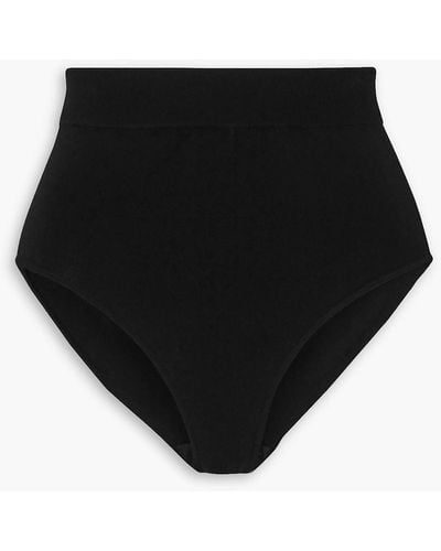 A.L.C. Petra Flannery Conway Stretch-knit Briefs - Black