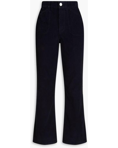 RE/DONE 70s Cotton-corduroy Flared Trousers - Blue