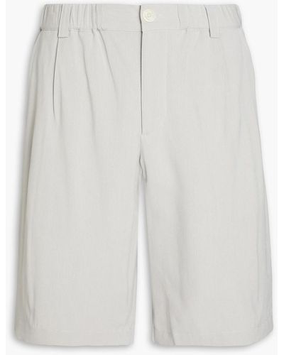 Jacquemus Gelati Woven Chino Shorts - White