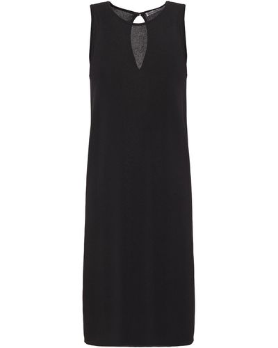 Gentry Portofino Metallic Textured-knit Mini Dress - Black