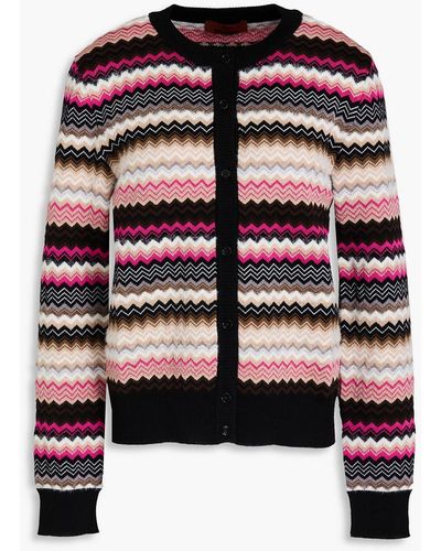 Missoni Crochet-knit Cardigan - Pink