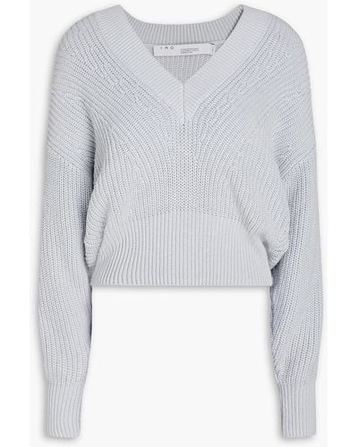 IRO Cotton-blend Sweater - Grey