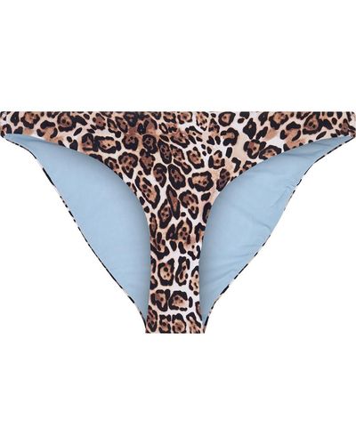 Skin The Jordan Leopard-print Low-rise Bikini Briefs - Multicolour