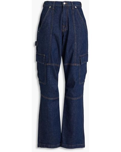 Jonathan Simkhai Axelle High-rise Straight-leg Jeans - Blue