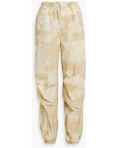 Rag & Bone Becky Camouflage-print Shell Cargo Trousers - Natural