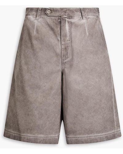 Dolce & Gabbana Faded Denim Shorts - Grey