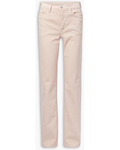 A.L.C. Edwin High-rise Straight-leg Jeans - Natural