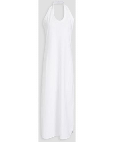 Loulou Studio Neami Pima Cotton-jersey Midi Dress - White