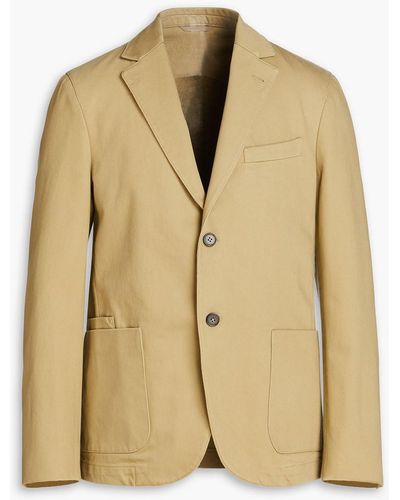 Officine Generale Hetland Cotton-twill Blazer - Natural