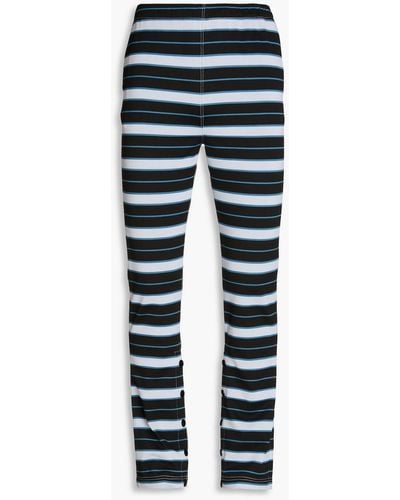 Marni Striped Jersey Track Pants - Blue