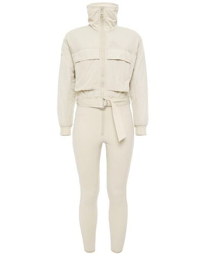 CORDOVA Belted Shell Ski Suit - Natural