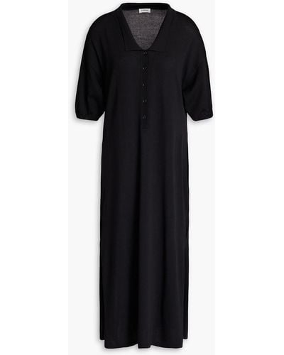 L.F.Markey Glyn Oversized Knitted Midi Dress - Black