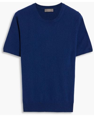 N.Peal Cashmere Cashmere Top - Blue