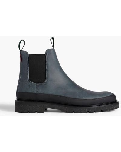 Paul Smith Geyser Burnished-leather Chelsea Boots - Black