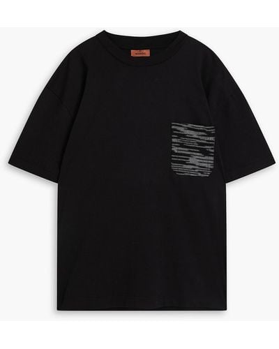 Missoni Cotton-jersey T-shirt - Black
