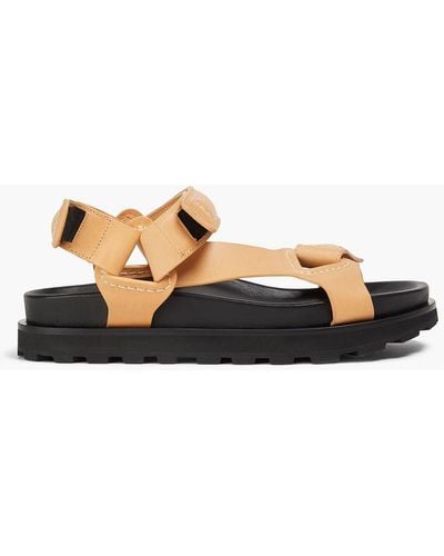 Jil Sander Leather Sandals - Natural
