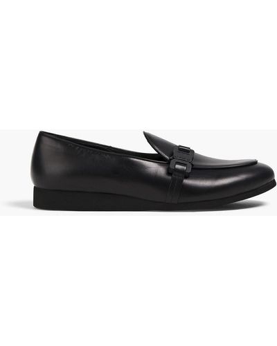 1017 ALYX 9SM Buckled Leather Loafers - Black