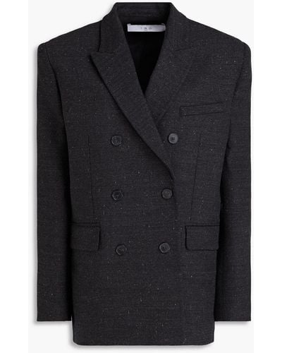 IRO Donegal Wool-blend Blazer - Black