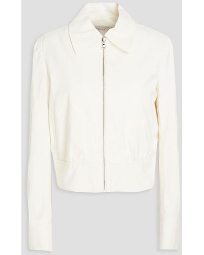 RED Valentino Cropped Twill Jacket - White