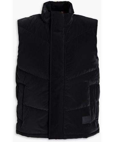 Paul Smith Quilted Padded Shell Vest - Black