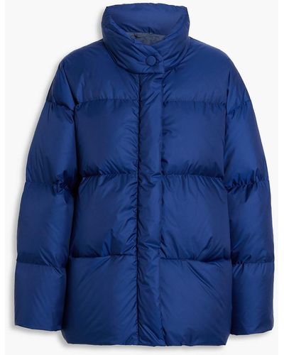 Ienki Ienki Vent Quilted Shell Down Coat - Blue