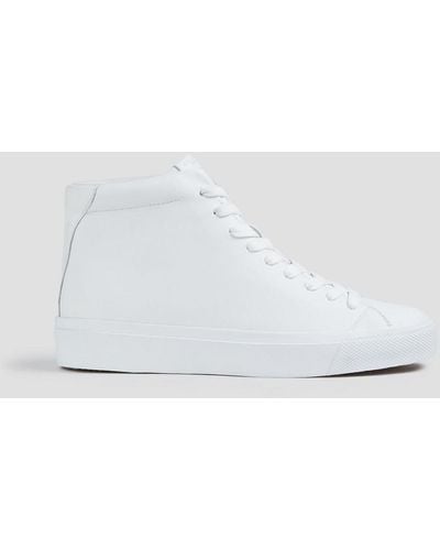 Rag & Bone Rb1 High Embossed Leather Sneakers - White