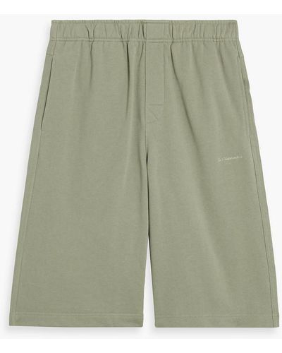 LE17SEPTEMBRE Shorts aus baumwollfrottee - Grün