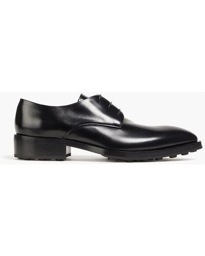 Jil Sander Glossed-leather Oxford Shoes - Black
