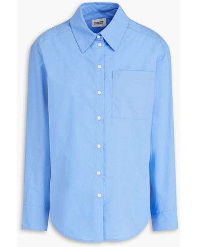 Claudie Pierlot Cotton-poplin Shirt - Blue