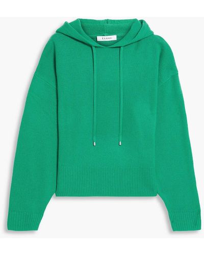 FRAME Cashmere Hoodie - Green