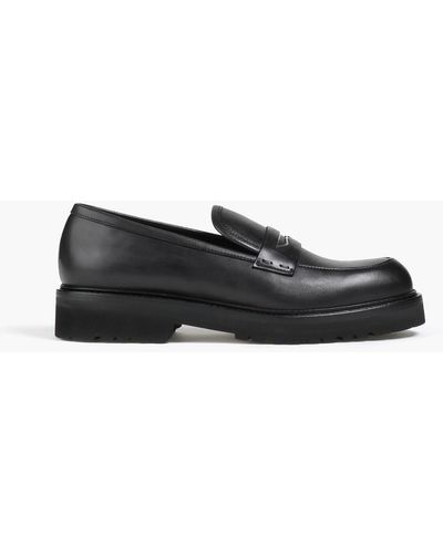 Rupert Sanderson Mundra Leather Loafers - Black