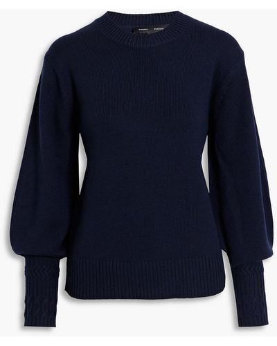 Proenza Schouler Merino Wool Sweater - Blue