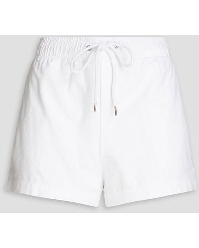 James Perse Cotton Oxford Shorts - White