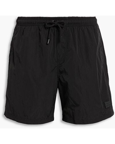 FRAME Short-length Swim Shorts - Black