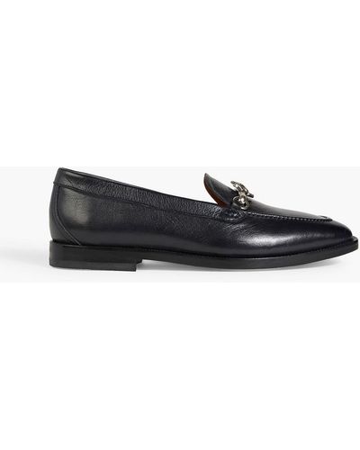 Etro Embellished Leather Loafers - Black