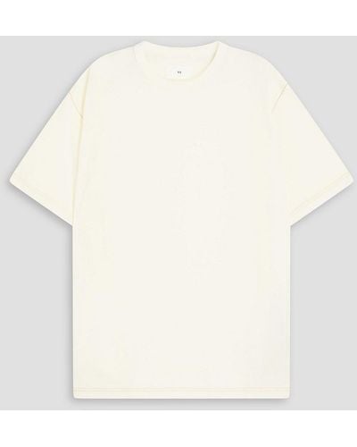 Y-3 Cotton-blend Jersey T-shirt - White