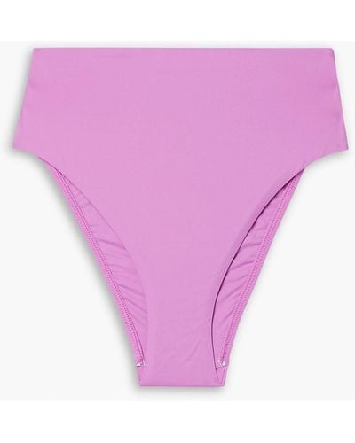 Bondi Born Poppy High-rise Bikini Briefs - Pink