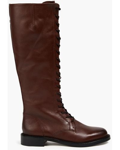Sam Edelman Nance Leather Boots - Brown