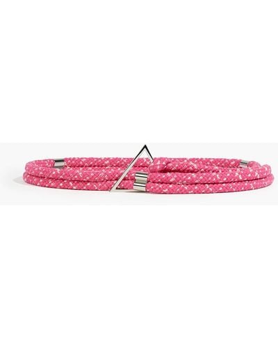IRO Dobla Woven Rope Belt - Pink