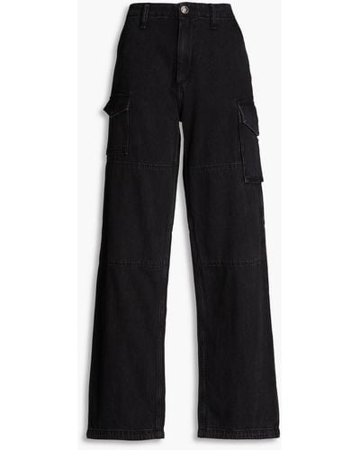 Rag & Bone Nora High-rise Wide-leg Jeans - Black