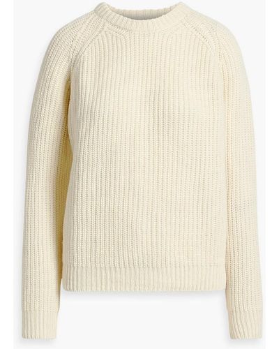&Daughter Ribbed Wool Jumper - White