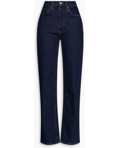 RE/DONE 70s High-rise Bootcut Jeans - Blue