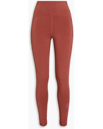 adidas By Stella McCartney Leggings aus stretch-jersey - Rot