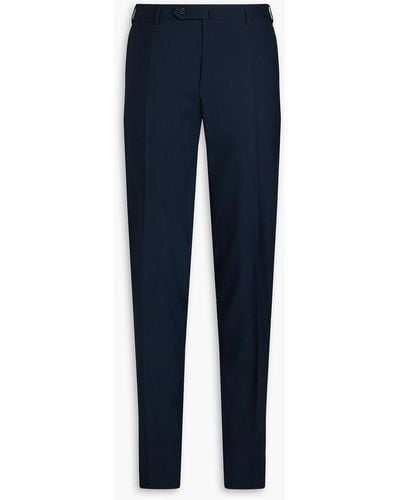 Canali Wool Trousers - Blue