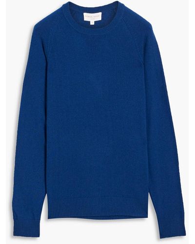 Derek Rose Cashmere Sweater - Blue