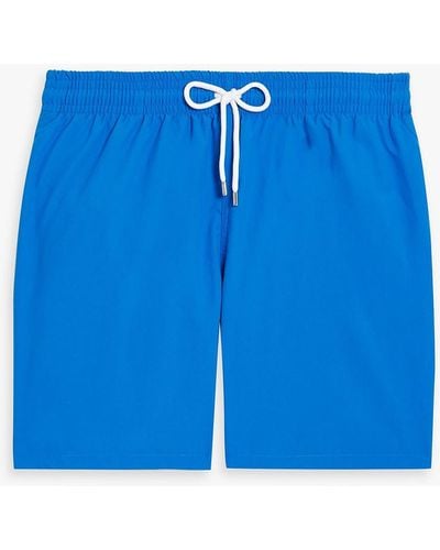 Derek Rose Aruba Mid-length Swim Shorts - Blue