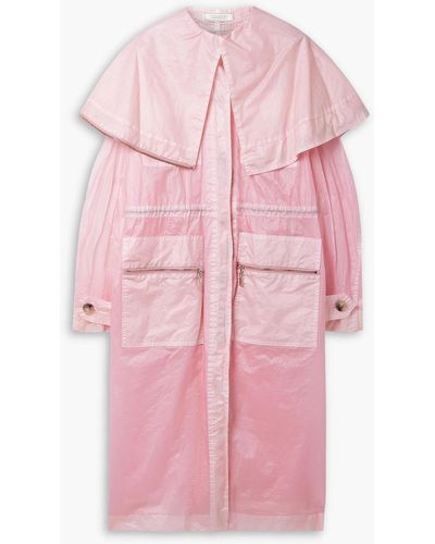 Nina Ricci Layered Shell Coat - Pink